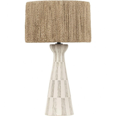Palma 1 Light Table Lamp 30 Inches Tall and 17 Inches Wide by Troy - PTL1230-SBK/CGH