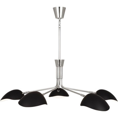 Rico Espinet Racer 5 Light Oversized Chandelier by Robert Abbey - 1522