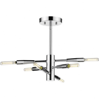 Ascension 6 Light 12.5 Inch Wide Semi Flush Mount by Z-Lite - 737SF6
