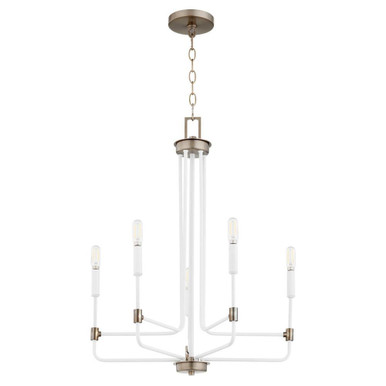 Davies 5 Light Medium Chandelier by Quorum - 633-5-0881