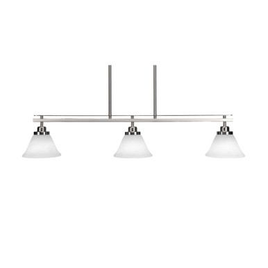 Odyssey Three Light Linear Island Pendant 38.75 Inch Length by Toltec - 2636-BN-311