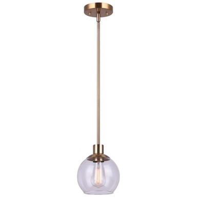 Landry 1 Light Small Pendant by Canarm Inc - IPL560B01GD