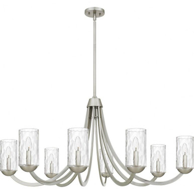 Allard 8 Light Chandelier 22 Inch Tall and 45 Inch Wide by Quoizel - ALD5045
