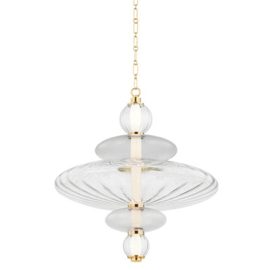 Williams 29W 1 LED Large Pendant by Hudson Valley - 2625-AGB