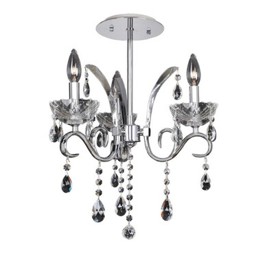 Catalani 3 Light 16 Inch Wide Flush Mount by Allegri - 023851-010-FR001