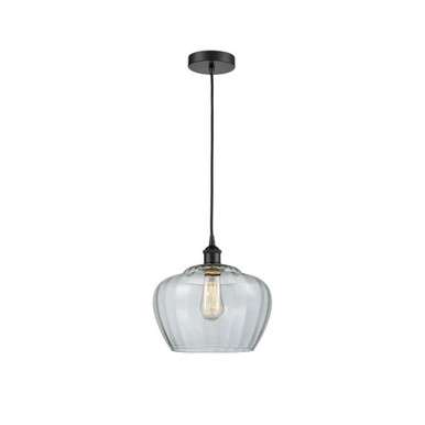 Fenton 1 Light Industrial Small Pendant 11.5 Inch Tall by Innovations - 616-1P-G9L-L