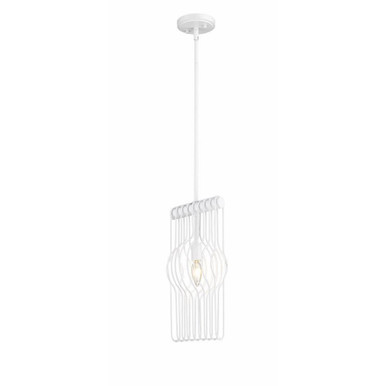 Contour 1 Light Linear Pendant by Z-Lite - 801MP-WH