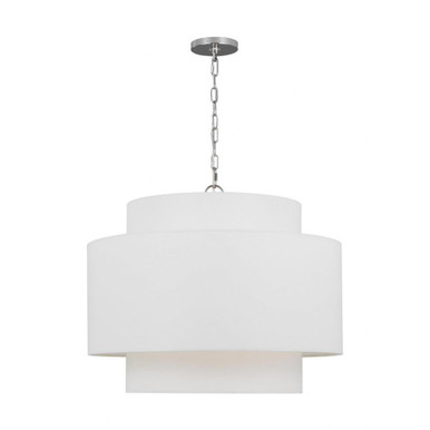 Kate Spade New York 3 Light Steel Large Pendant by Visual Comfort Studio - KSP1043