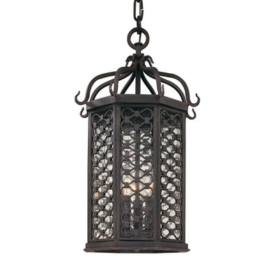 Los Olivos 3 Light Outdoor Hanging Lantern 11.63 x 20 Inches by Troy - F2377-TRN