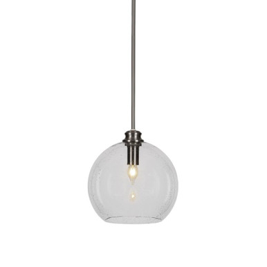 Kimbro 1 Light Medium Stem Hung Pendant 11.5 Inch Tall by Toltec - 71-1175-115-
