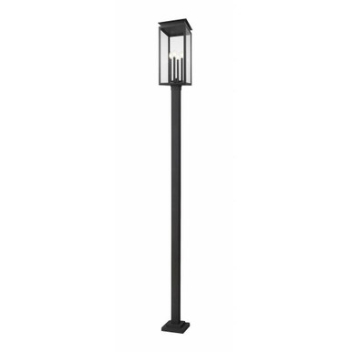 Ford Court 4 Light Outdoor Post Mount 120.75 Inch Tall X 10.5 Inch Wide by BSH - 372-BEL-5276179