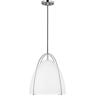 Norman 1 Light Medium Modern Pendant by Visual Comfort Studio - 6551801