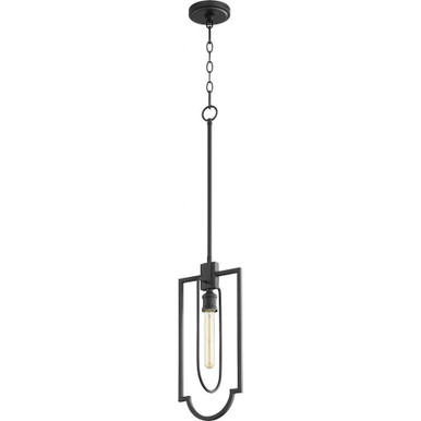 1 Light Small Pendant 18.5 Inch Tall by Quorum - 3102-69