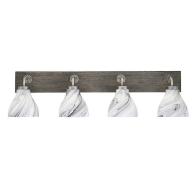 Oxbridge 4 Light Vanity Light 37 Inch Length by Toltec - 1774-GPDW-4761