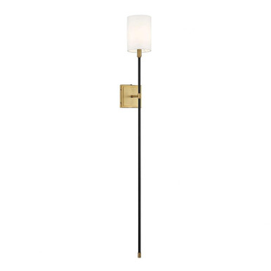 1 Light Wall Sconce 49 Inch Tall by Meridian - M90069BNB