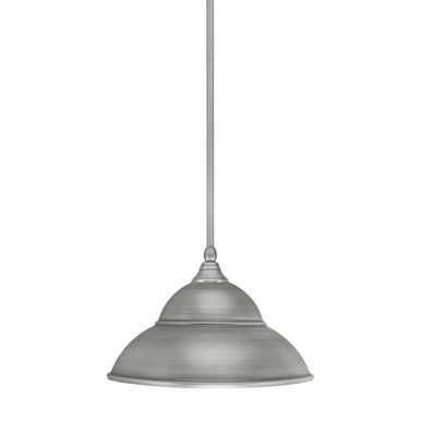 Any 1 Light Steel Medium Pendant 13 Inch Wide by Toltec - 23-13-85-