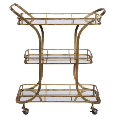 Stassi 36.75 Inch Serving Cart by Uttermost - 24876