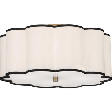 Axis 4 Light 20 Inch Wide Flush Mount by Robert Abbey - 2200