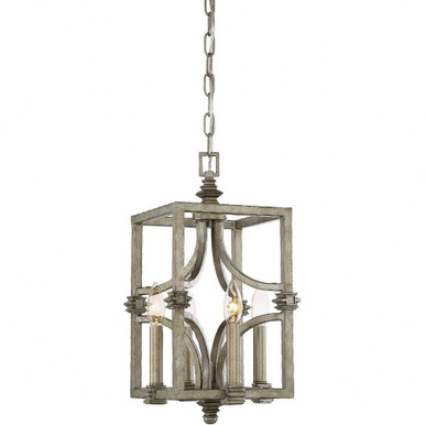 Structure 4 Light Small Foyer Pendant by Savoy House - 3-4302-4-242