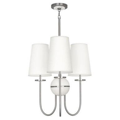 Fineas 3 Light Chandelier 23.5 Inch Tall and 22.5 Inch Wide by Robert Abbey - 1419
