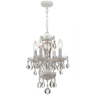 Traditional Crystal 4 Light Mini Chandelier by Crystorama - 5534
