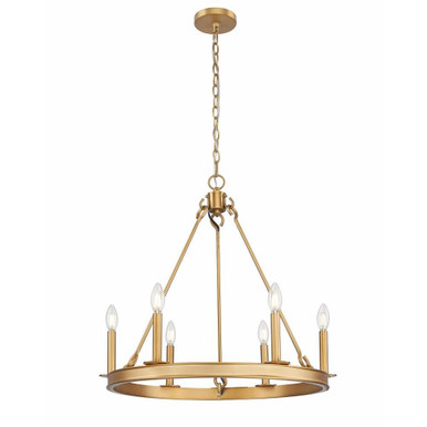 Cranhill Close 6 Light Chandelier 24.25 Inch Tall and 25 Inch Wide by BSH - 372-BEL-5275909