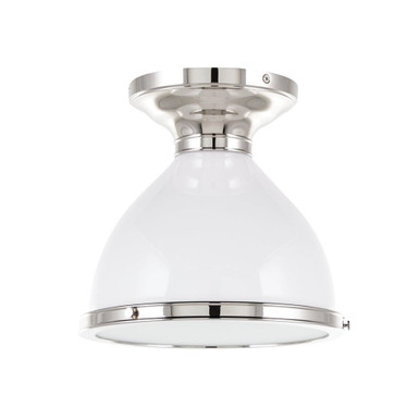 Randolph 1 Light 10 Inch Wide Semi Flush Mount by Hudson Valley - 2612