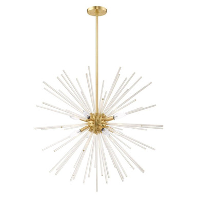 Utopia 8 Light Large Chandelier by Livex - 41258