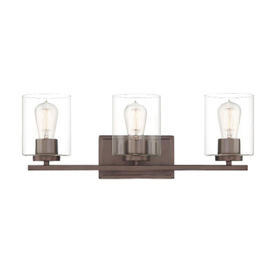 Liam 3 Light Bath Vanity 8.25 Inch and 23 Inch Wide by Designers Fountain - 93003