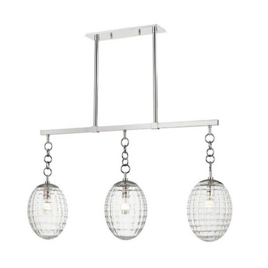Venice 3 Light Linear Pendant 23.5 x 43 Inch by Hudson Valley - 4940