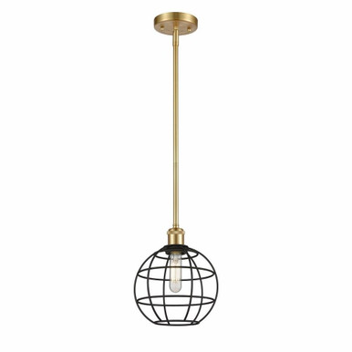 Lake Placid 1 Light Small Stem Pendant 8 Inch Wide by Innovations - 516-1S-LP-8