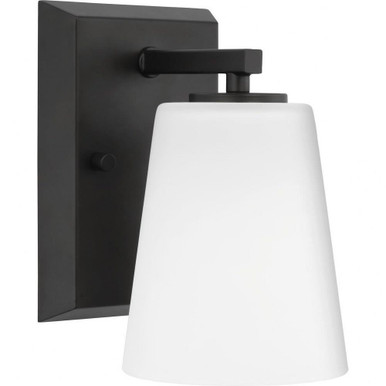 Seaforth Passage 1 Light Ethed Glass Vanity Light by BSH - 70-BEL-1302555