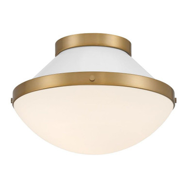 Blythe Dale 1 Light Flush Mount 8.25 Inch Tall and 12.25 Inch Wide by BSH - 49-BEL-1366182