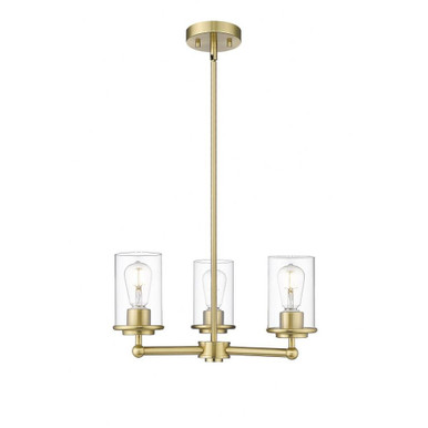Evesham Glas 3 Light Small Chandelier by Bailey Street Home - 159-BEL-1325465