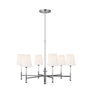 Capri 6 Light Large Chandelier by Visual Comfort Studio - TC1016