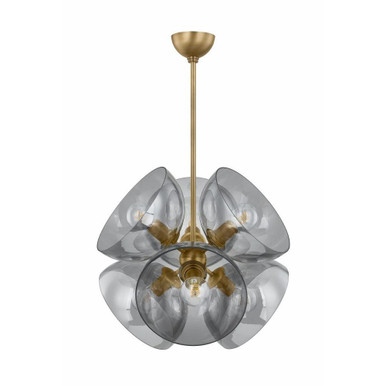 Salix 6 Light Large Pendant by Troy - F1522-PBR