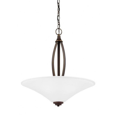 Bowling Green Hawthorns - Three Light Pendant - 73-BEL-1001847