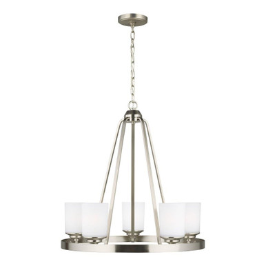 Goodwood Cottages - 24 Inch 46.5W 5 LED Chandelier - 73-BEL-4169512