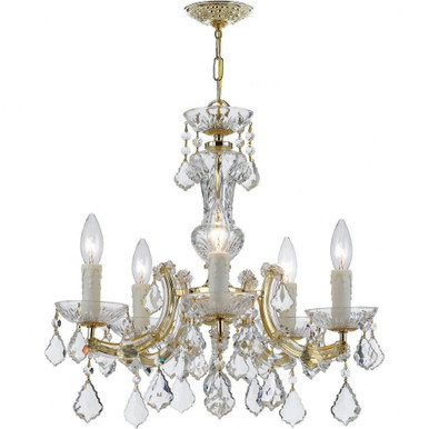 Barclay Avenue 5 Light Small Chandelier by Bailey Street Home 49-BEL-406322 - 49-BEL-406322