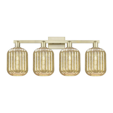 Preston 4 Light Jar Bath Vanity 13.5 Inch and 36 Inch Wide by Innovations - 716-4W-G460-7_P