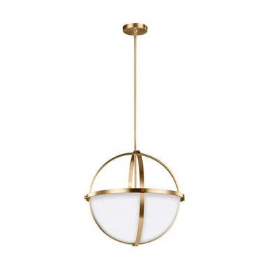 Blacksmith Retreat 3-Light Pendant in Contemporary Style - 19 inches wide by 18.75 inches high - 73-BEL-2015916