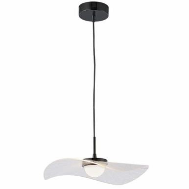Percival 10W 1 LED Pendant 4 Inch Tall and 15.75 Inch Wide by Dainolite - PCV-1510LEDP