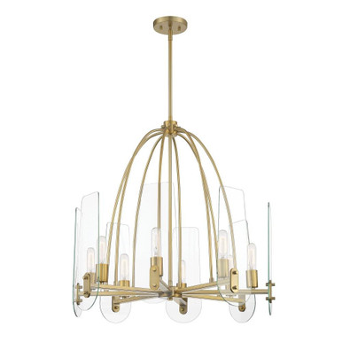 Bergen Beach 8 Light Large Chandelier by Designers Fountain - D256M-8CH-BG