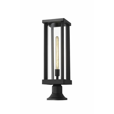 Piggott Grove 1 Light Outdoor Pier Mount 22 Inch Tall by Bailey Street Home - 372-BEL-4185879