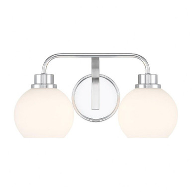 2 Light Vanity Light 8.25 Inch Tall by Meridian - M80080