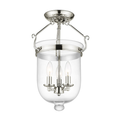 Warrington South 3 Light Flush Mount by Bailey Street Home - 218-BEL-1040072