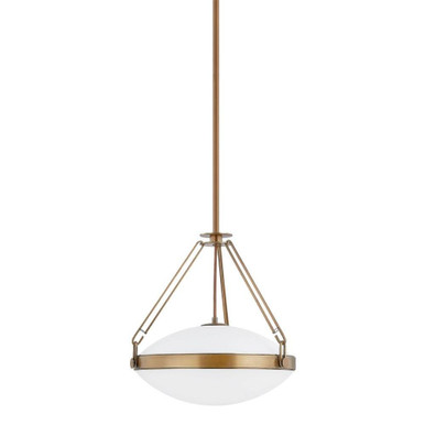 Kade 1 Light Pendant 21.25 Inch Tall and 21.25 Inch Wide by Troy - F4521-PBR