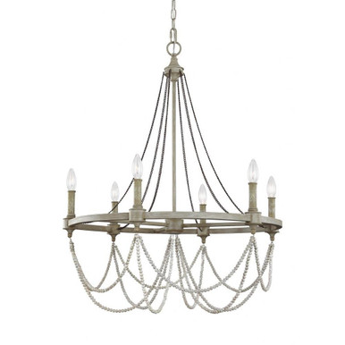 Sean Lavin 6 Light Large Chandelier by Visual Comfort Studio - f3132/6fwo/dww