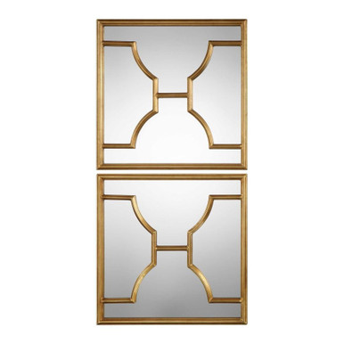 24 Inch Modern 2 Set Square Mirror by Bailey Street Home - 208-BEL-2537318