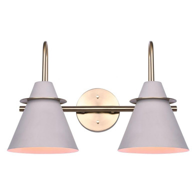 Talia 2 Light Vanity Light by Canarm - IVL1076A02MGG